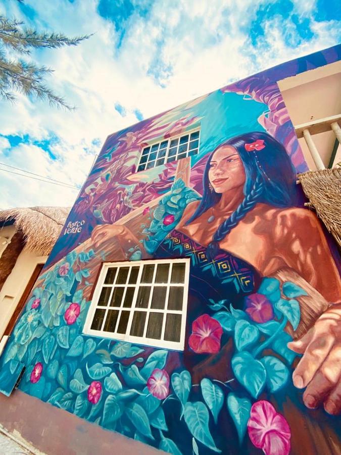 Barco Verde Hostel Isla Holbox Екстер'єр фото