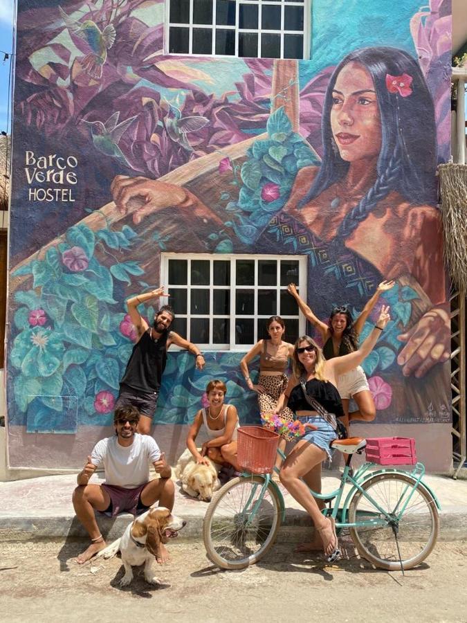 Barco Verde Hostel Isla Holbox Екстер'єр фото