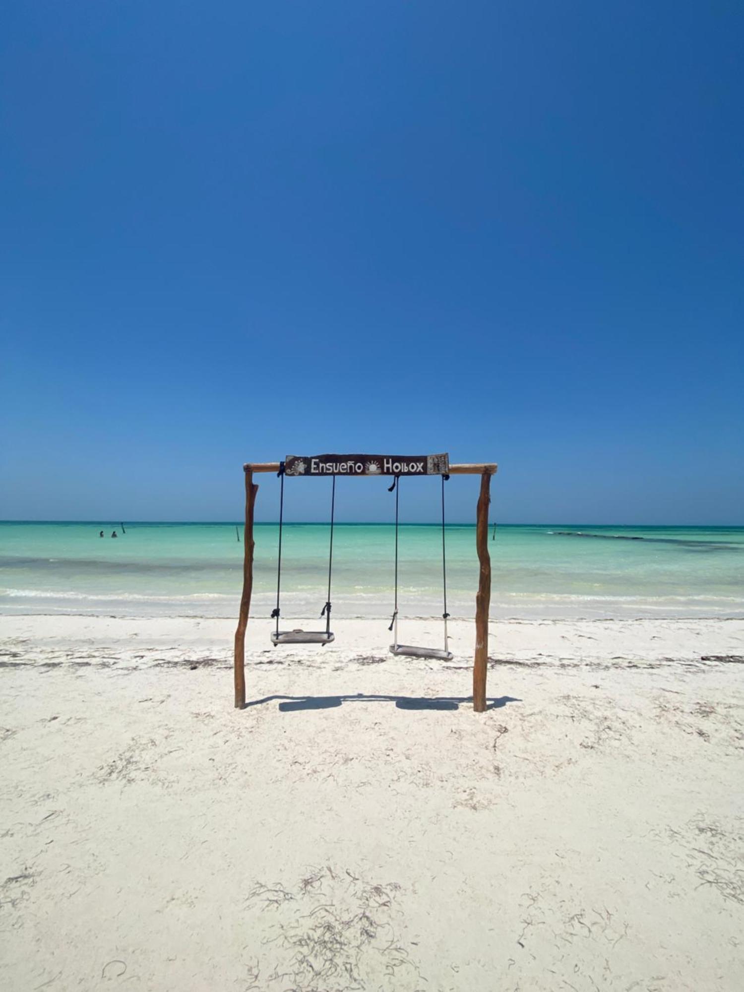 Barco Verde Hostel Isla Holbox Екстер'єр фото